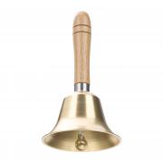 Flezoo Super Loud Hand Bell - Solid Brass Call Bell for Elderly at Home, Wedding, Animal Training, Office, Dinner, Meditation, Musical Teaching and Service